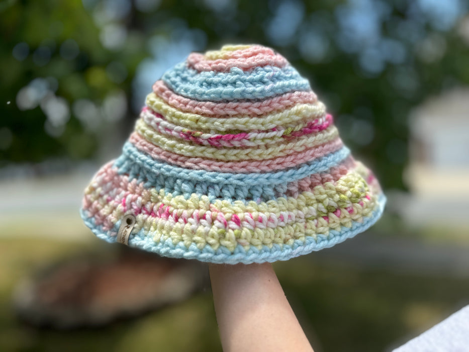 Carnival Crochet Bucket Hat