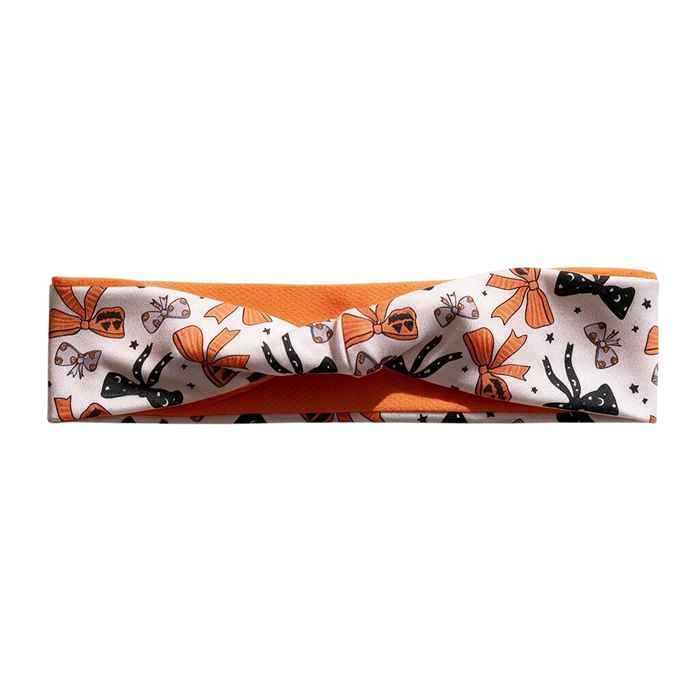 Halloween Bows Workout Headband