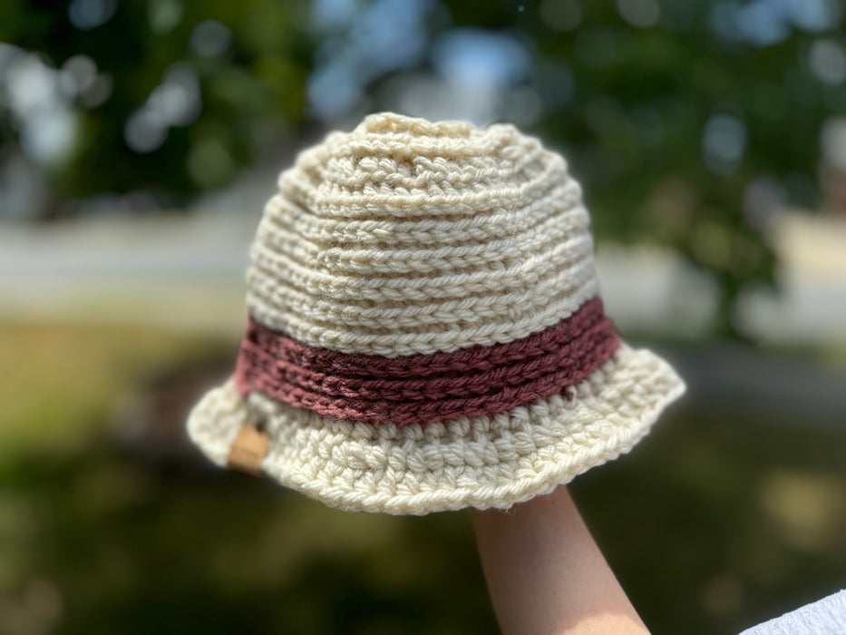 Audrey Crochet Bucket Hat