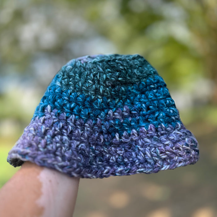 Ombre Crochet Bucket Hat