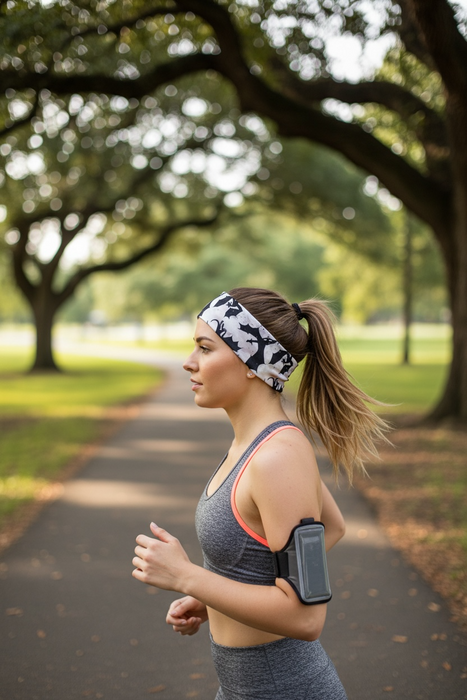 Black Dragons Workout Headband