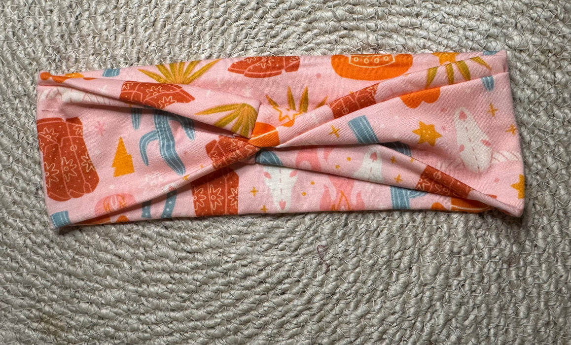 Western Equestrian Turban Knotted Headband
