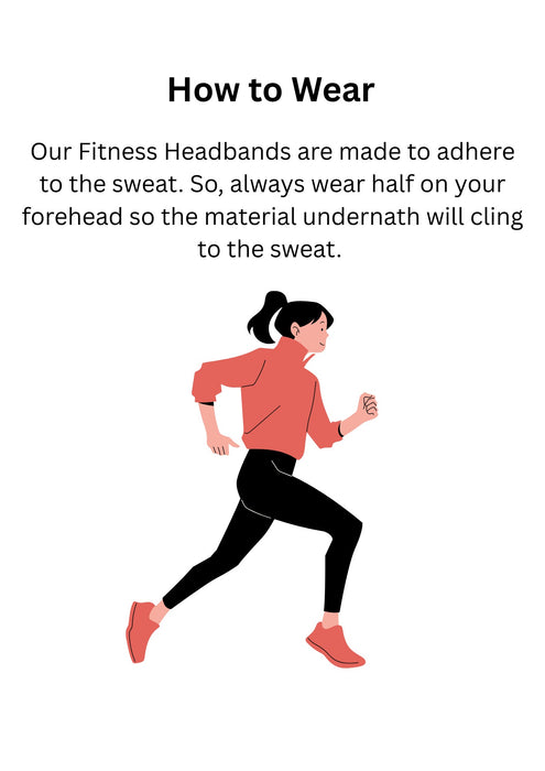Image of a runner and text of how to wear