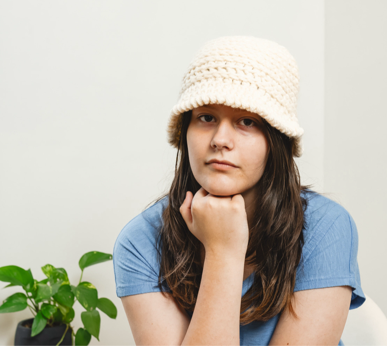 Creamsicle Crochet Bucket Hat