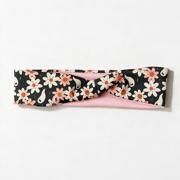 Spooky Daisy Workout Headband
