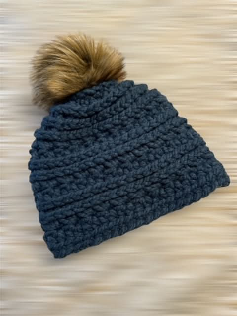 Dark Blue Winter Beanie