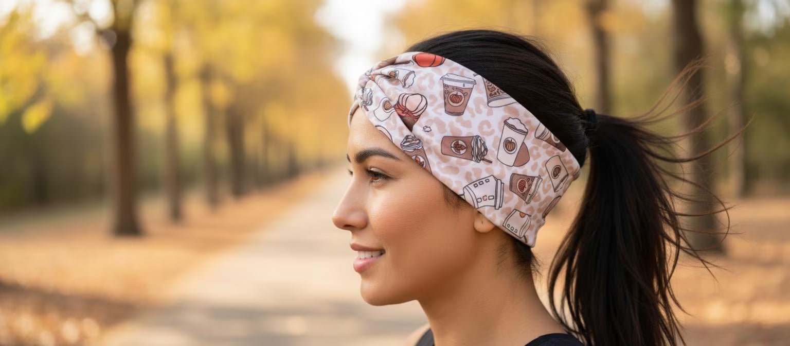 Coffee Run Running Headband