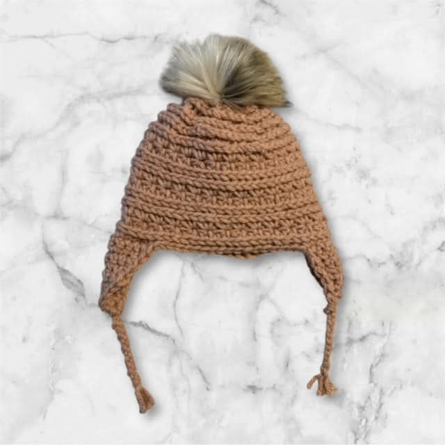 Rose Gold Ear Warmer Flaps