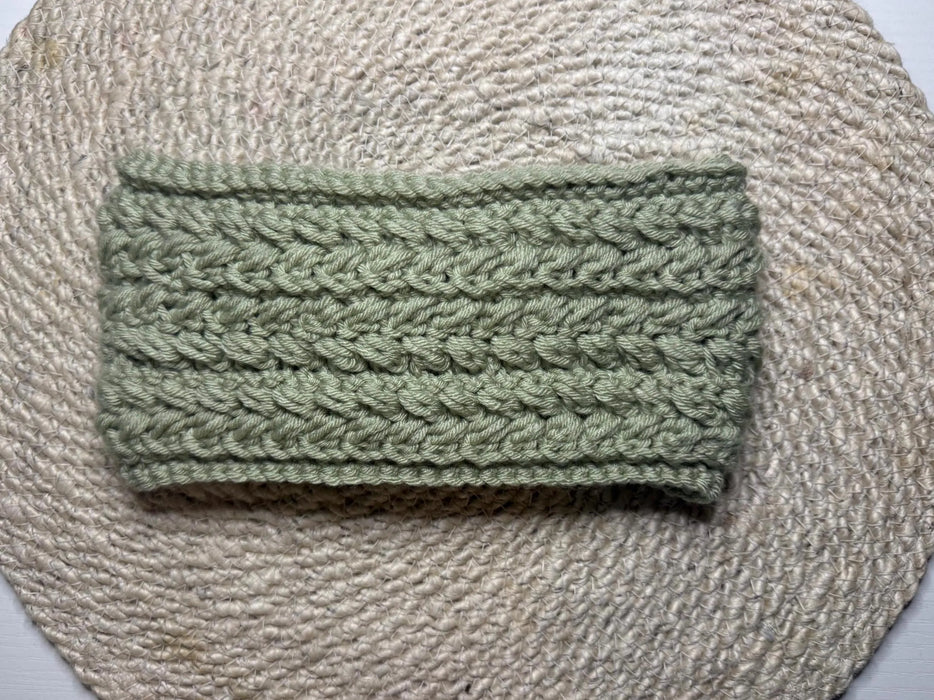 Solid Green Ear Warmer