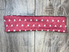 Red and White Hearts Workout Headband | Workout Headbands for Women