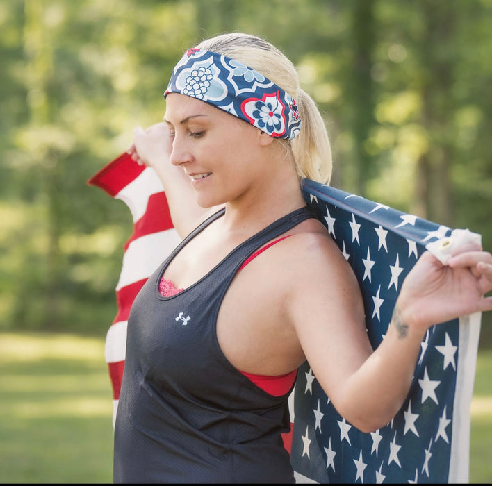 independence Day Workout Headband | Workout Headbands for Women