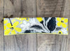 Yellow Floral Nonslip Headband | Athena Fitness Collections